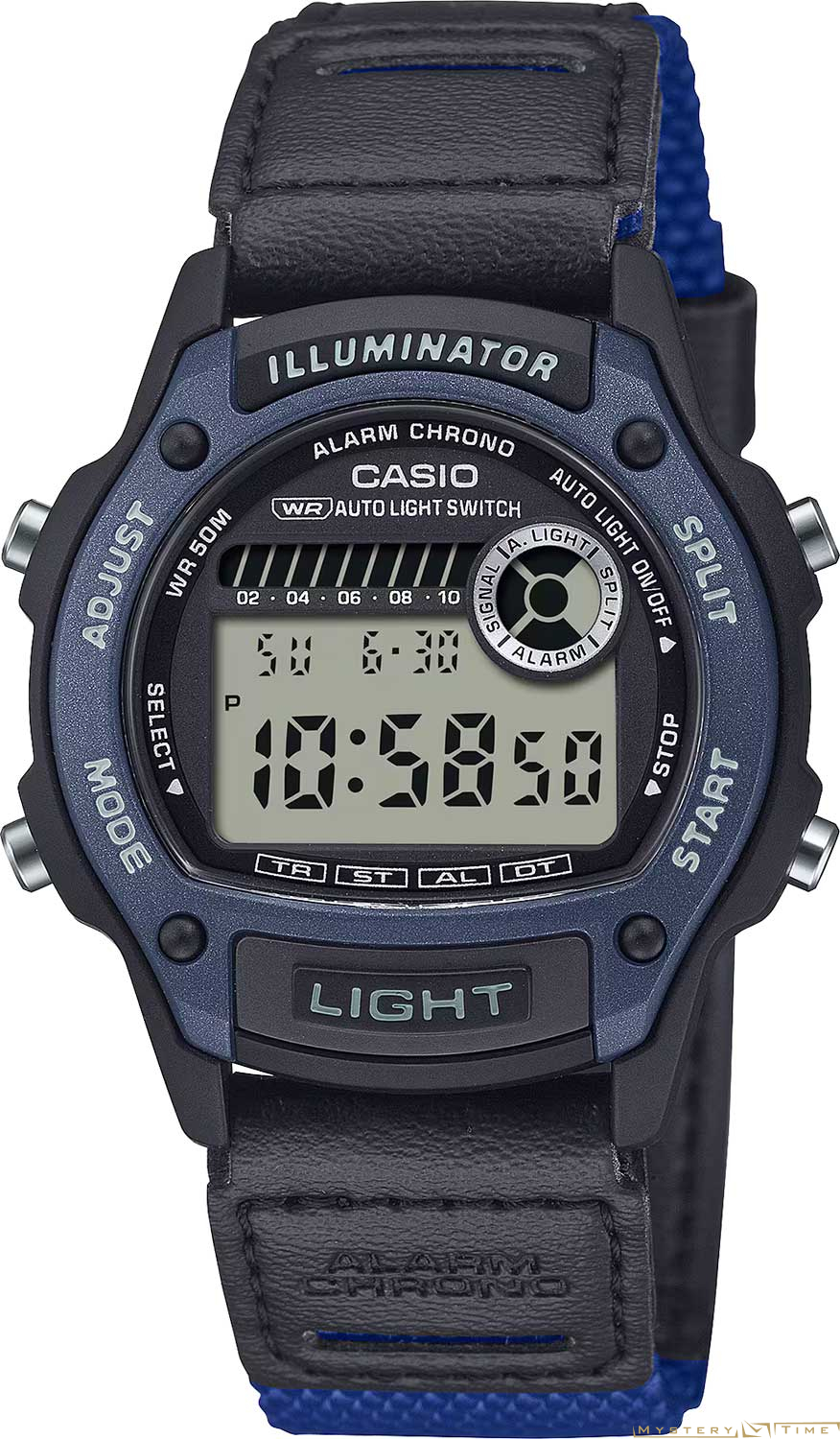 Часы японские наручные мужские кварцевые на ремне Casio W-220HF-2A